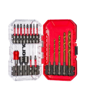 High Quality 18pcs Impact Duty Drill bit &  Driver Bit Set