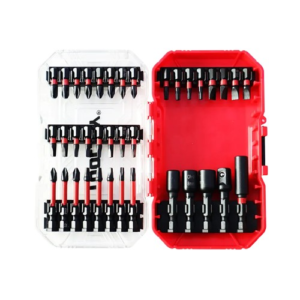 Muti-function 37-piece Impact Magnetic Screwdriver Bit Set Packout with Bit Holder & Nut Driver